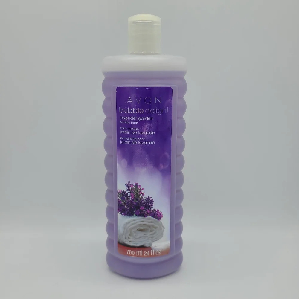 Avon Bubble Delight Lavender Garden Bubble Bath Purple 24 Fl oz. New Sealed